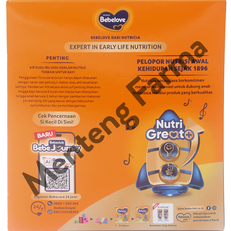 Bebelove 2 (6 - 12 Bulan) Formula Bayi Bubuk 175 Gram
