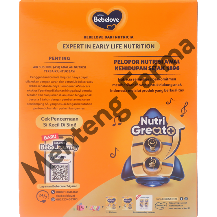 Bebelove 2 (6 - 12 Bulan) Formula Bayi Bubuk 350 Gram