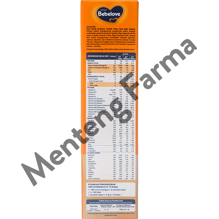 Bebelove 2 (6 - 12 Bulan) Formula Bayi Bubuk 350 Gram