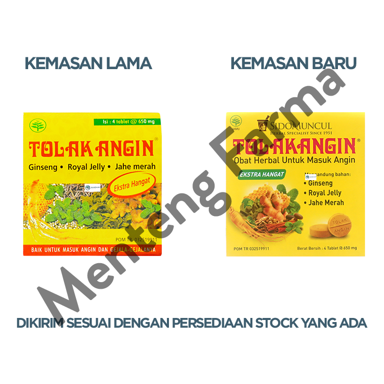Tolak Angin Tablet Extra Hangat - Obat Gejala Masuk Angin