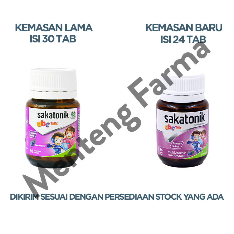 Sakatonik abc Rasa Anggur - Multivitamin Pertumbuhan Anak