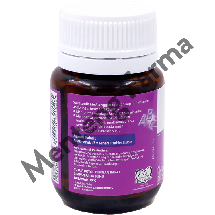 Sakatonik abc Rasa Anggur - Multivitamin Pertumbuhan Anak