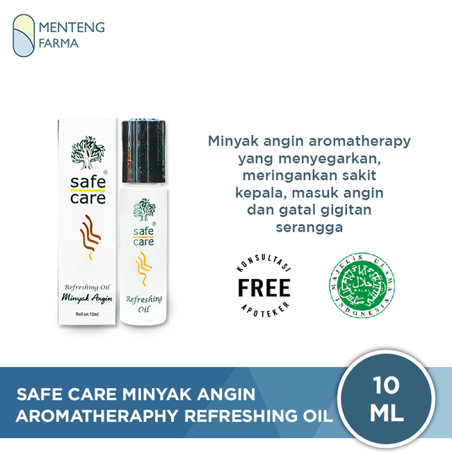 Safe Care Minyak Angin Aromatherapy Refreshing Oil 10 mL