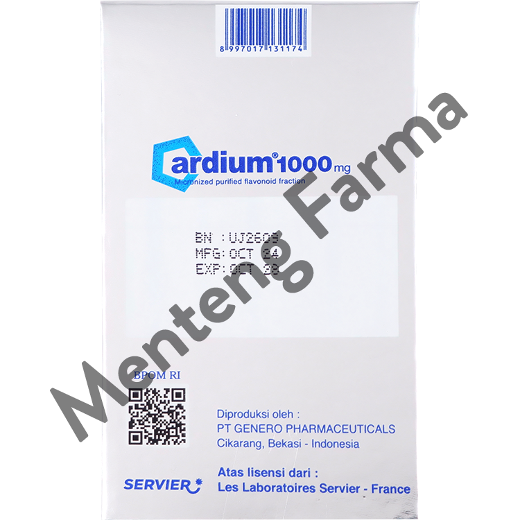 Ardium 1000 mg 10 Tablet - Obat Wasir dan Varises