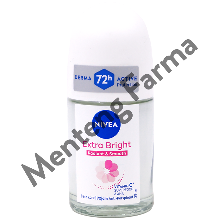 Nivea Extra Bright Radiant Smooth Deodorant Roll On 25ml