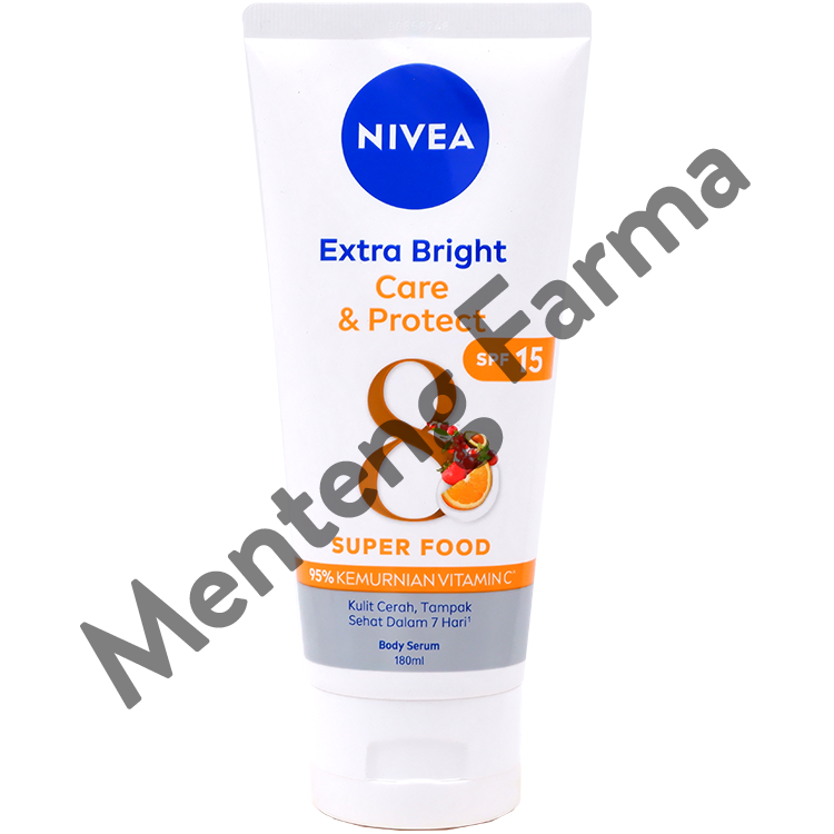 Nivea Extra Bright Care & Protect 8 Super Food SPF15 Body Serum 180 ml