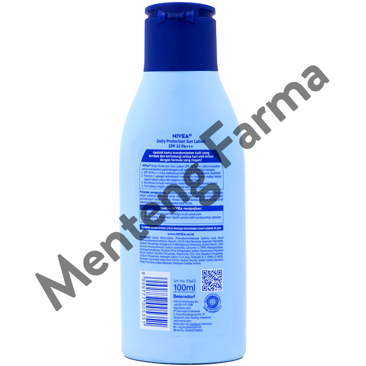 Nivea Daily Protection Sun Lotion SPF33 100ml