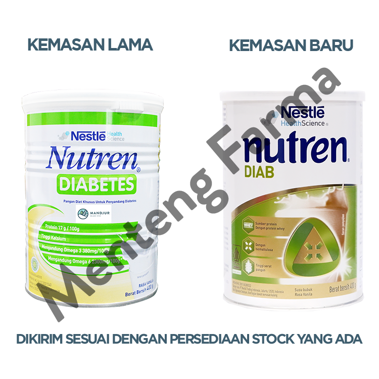 Nutren Diabetes 400 Gram - Susu Khusus Penderita Diabetes
