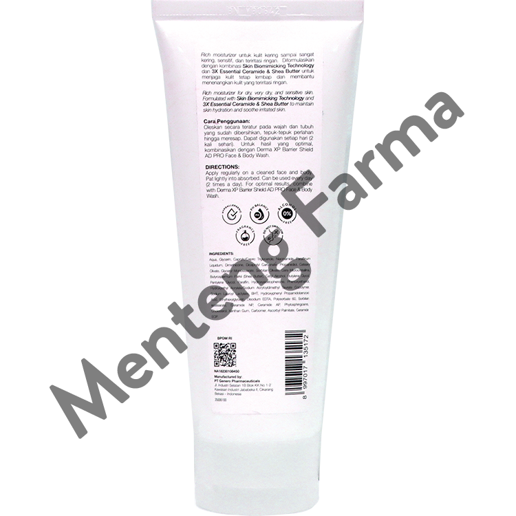 Derma XP Barrier AD Pro Face & Body Moisturizer 100gr