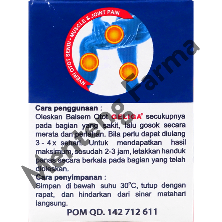 Balsem Otot Geliga 20 gr