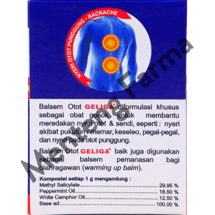 Balsem Otot Geliga 20 gr