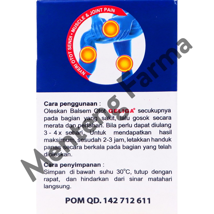 Balsem Otot Geliga 40 gr