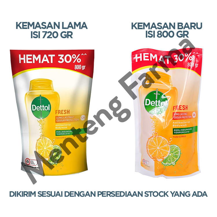 Sabun Mandi Cair Dettol ProFresh Fresh 800 Gram - Lasting Fresh