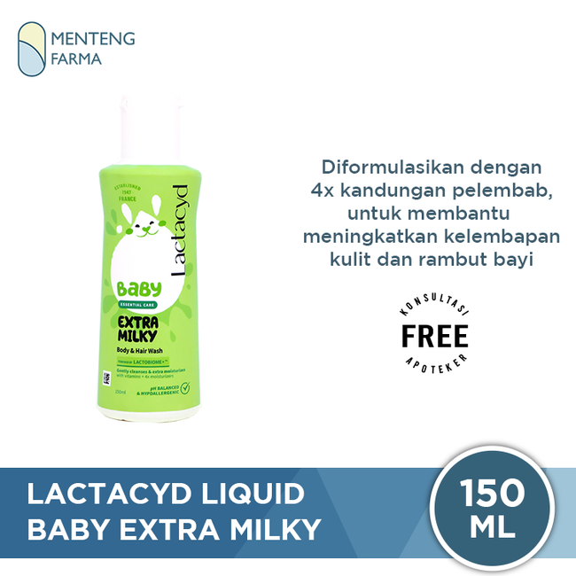 Lactacyd Baby Extra Milky 150 mL