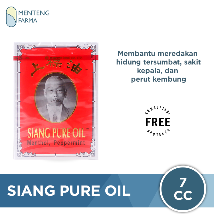 Siang Pure Oil 7 cc - Meredakan Sakit Kepala, Pusing, Nyeri Sendi