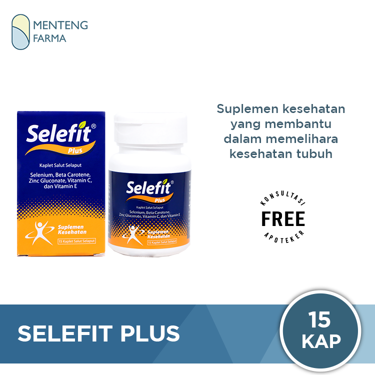 Selefit Plus 15 Kaplet - Suplemen Kesehatan Tubuh