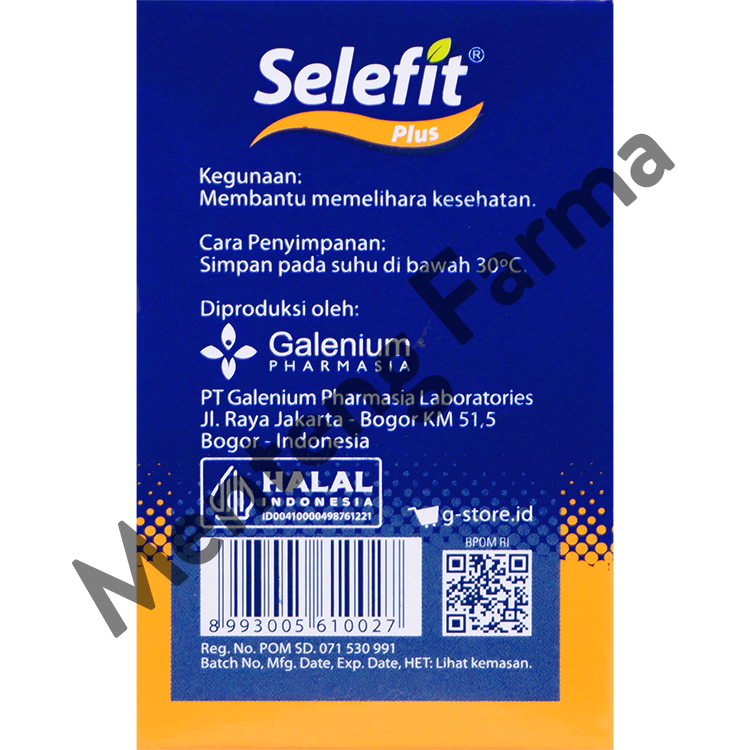 Selefit Plus 15 Kaplet - Suplemen Kesehatan Tubuh
