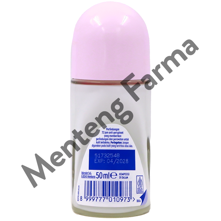 Nivea Pearl & Beauty Deodorant Roll On 50ml - Mencerahkan dan Menghaluskan kulit ketiak dengan Perlindungan 72 jam Anti Perspirant