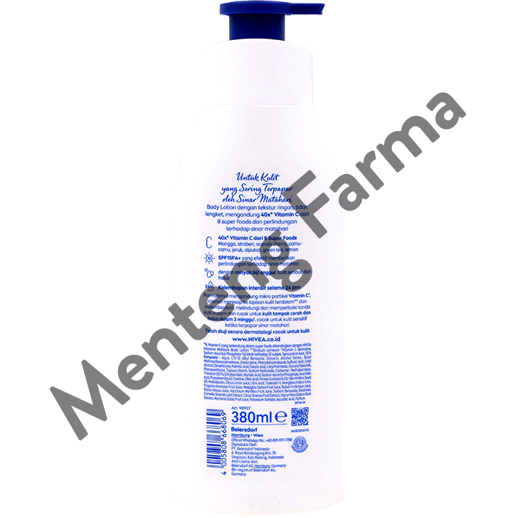 Nivea Extra Bright Repair & Protect SPF15 Body Lotion 380ml - Mencerahkan Kulit dalam 2 Minggu