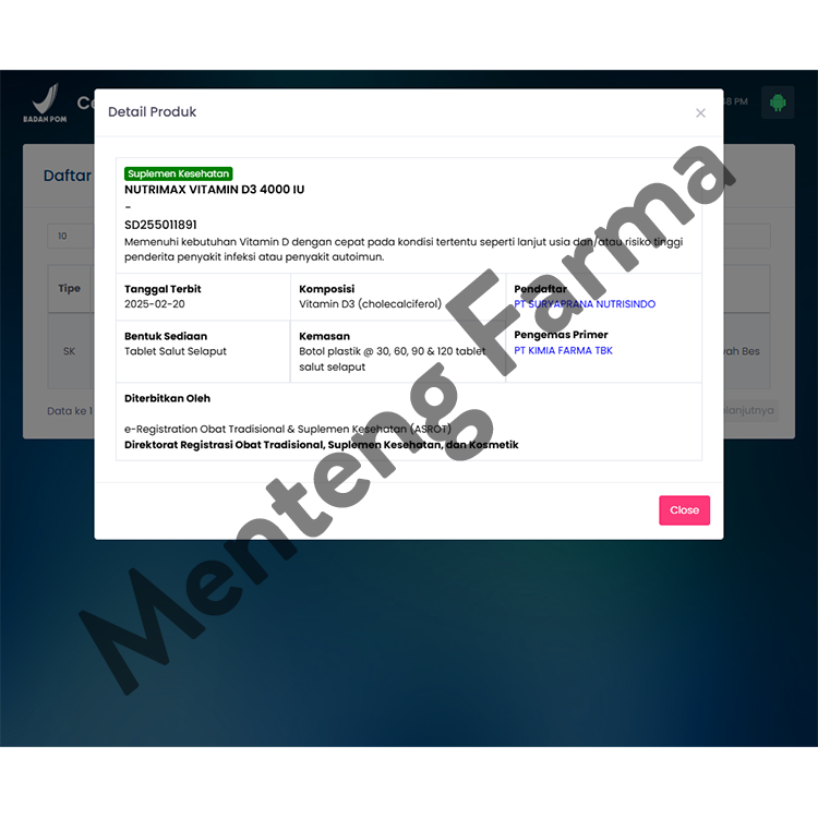 Nutrimax Vitamin D3 4000 IU 30 tablet - Suplemen Kesehatan Tulang Gigi Imunitas Osteoporosis Autoimun