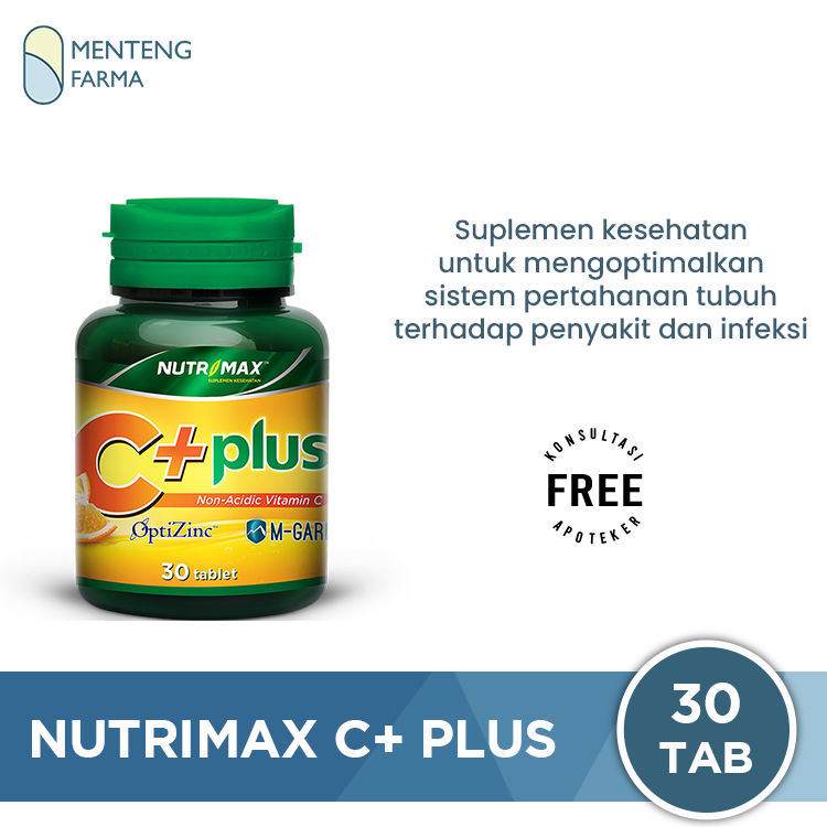 Nutrimax C+ Plus 30 tablet - Suplemen Kesehatan Penambah Daya Tahan Tubuh