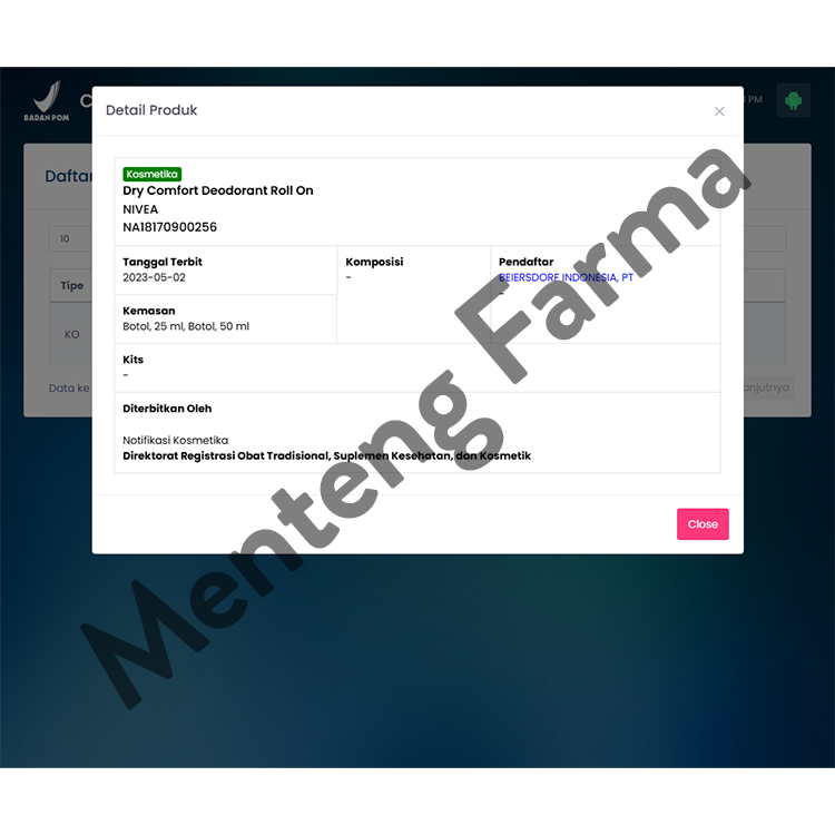 Nivea Dry Comfort Deodorant Roll On 50ml - Menjaga Kulit Ketiak Tetap Kering dan Mengontrol Bau Keringat