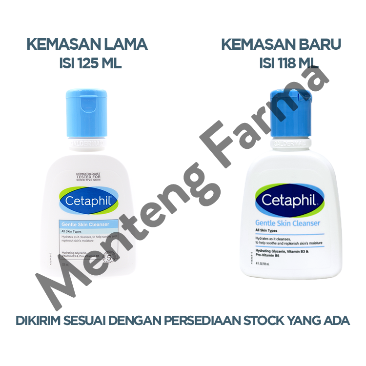 Cetaphil Gentle Skin Cleanser 118 mL | Pembersih Wajah dan Tubuh