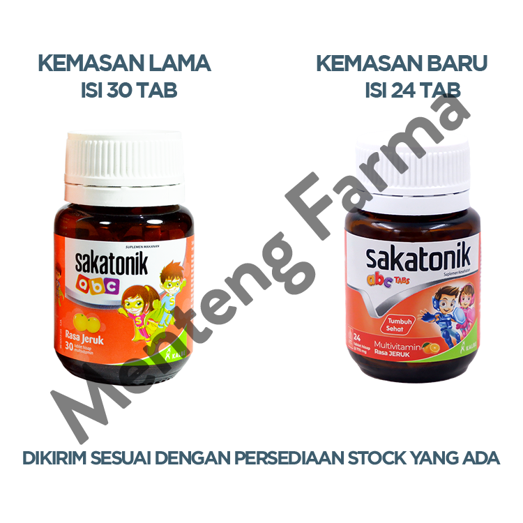 Sakatonik abc Rasa Jeruk - Multivitamin Pertumbuhan Anak