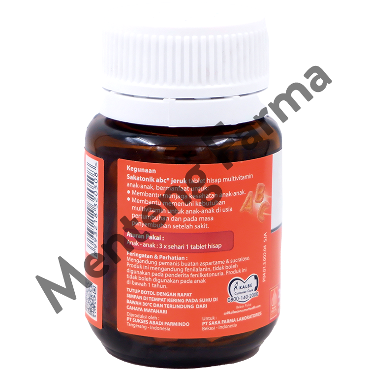 Sakatonik abc Rasa Jeruk - Multivitamin Pertumbuhan Anak