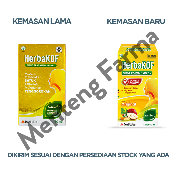 HerbaKOF Syrup 60 ML - Sirup Obat Batuk Herbal