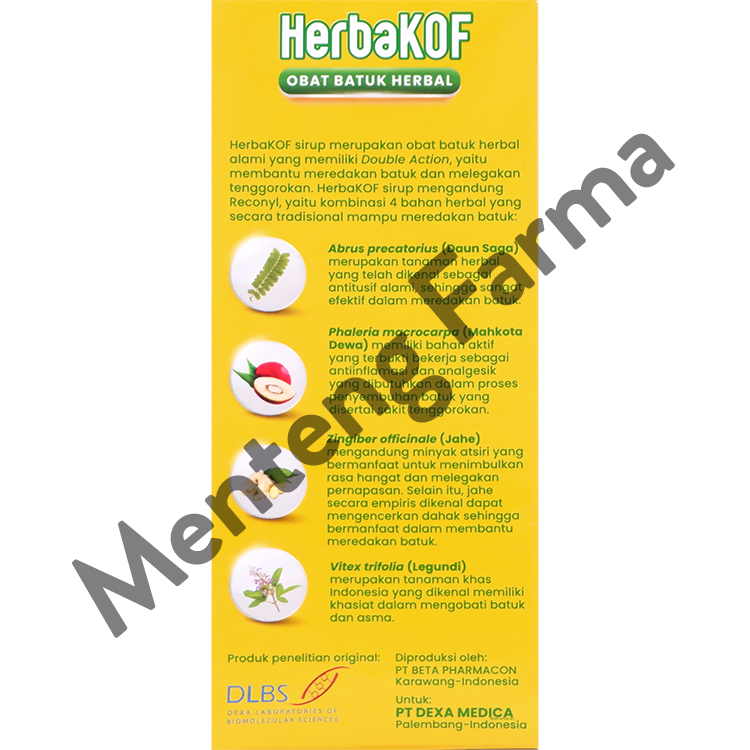 HerbaKOF Syrup 60 ML - Sirup Obat Batuk Herbal
