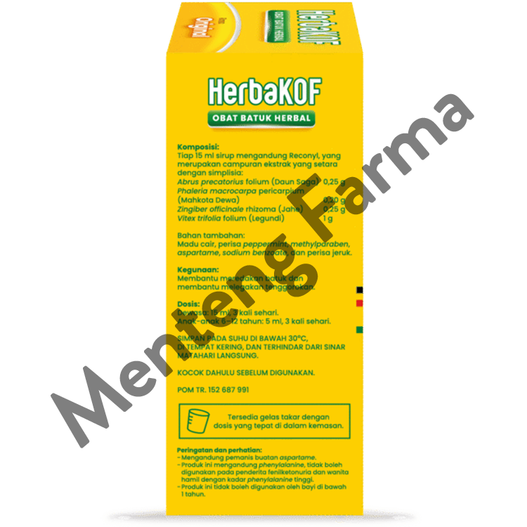 HerbaKOF Syrup 60 ML - Sirup Obat Batuk Herbal