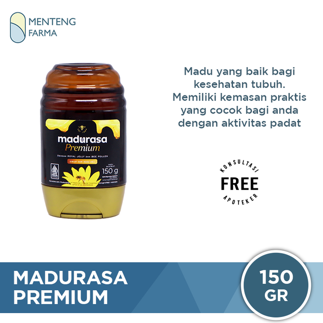 Madurasa Premium 150 Gram - Madu Dengan Royal Jelly dan Bee Pollen