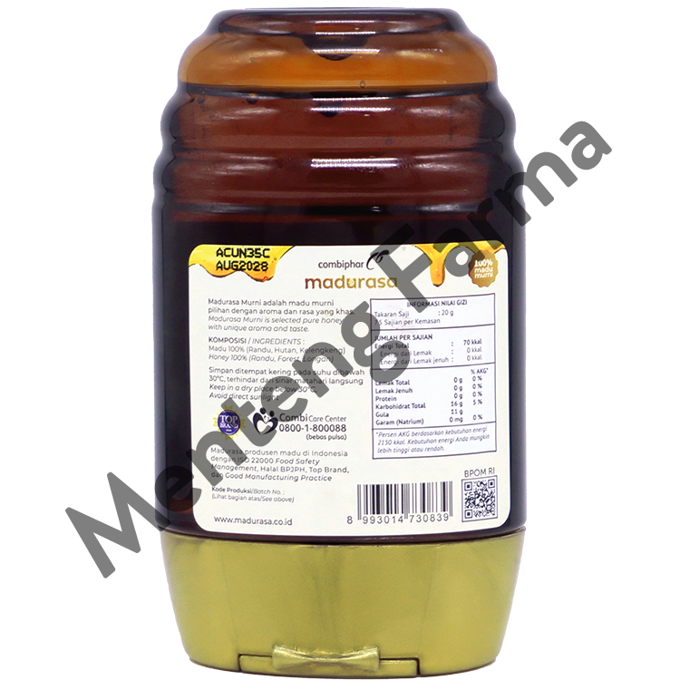 Madurasa Murni 150 Gram - Kombinasi Madu Murni Pilihan