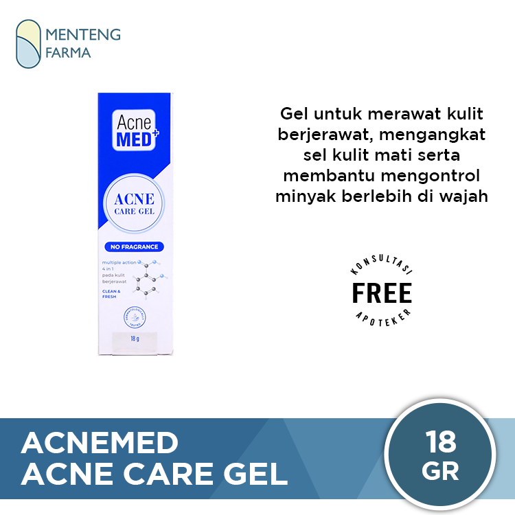 Acnemed Acne Care Gel 18 Gr - Gel Perawatan Wajah Berjerawat