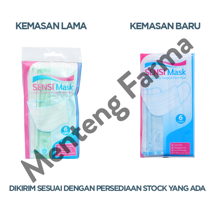 Sensi Mask Earloop Isi 6 Masker