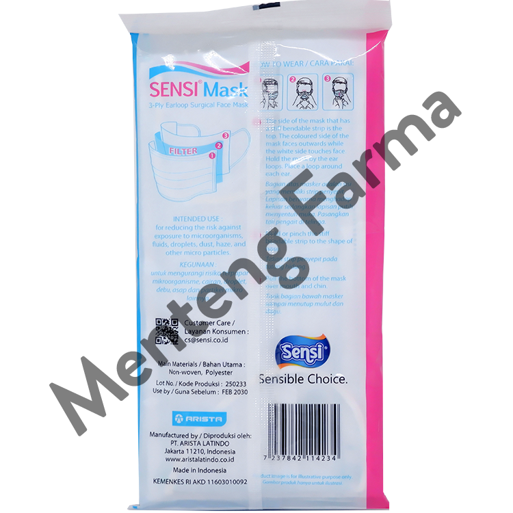 Sensi Mask Earloop Isi 6 Masker