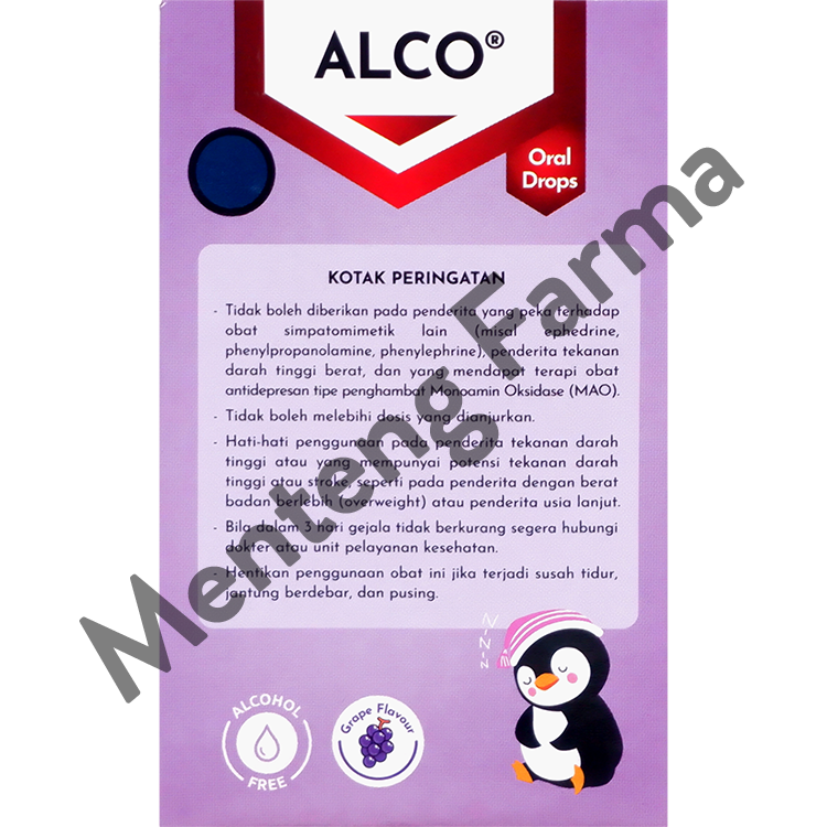 Alco Oral Drops 15 ml - Meringankan Hidung Tersumbat pada Anak
