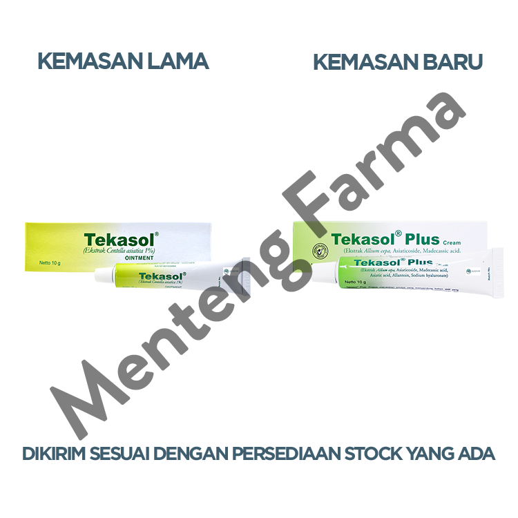 Tekasol Plus Cream 10 g - Menyamarkan Bekas Luka