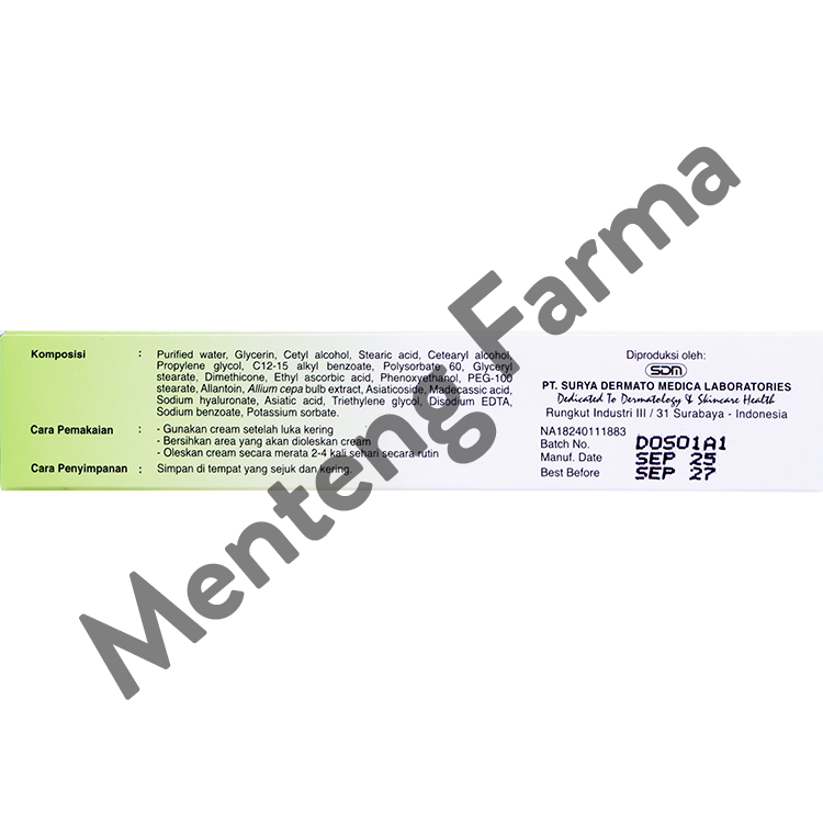 Tekasol Plus Cream 10 g - Menyamarkan Bekas Luka