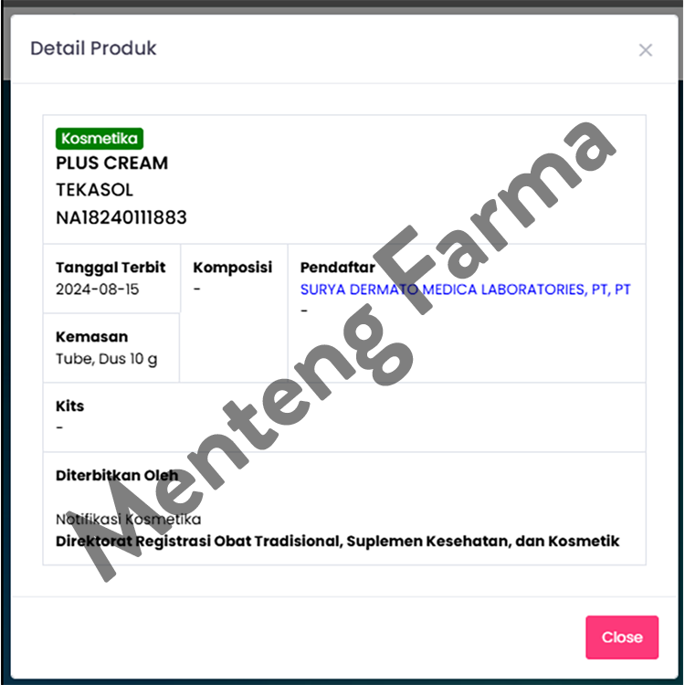 Tekasol Plus Cream 10 g - Menyamarkan Bekas Luka