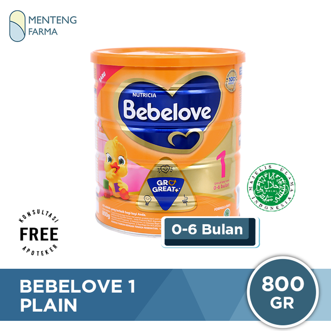 Bebelove 1 (0 - 6 Bulan) Formula Bayi Bubuk 800 Gram