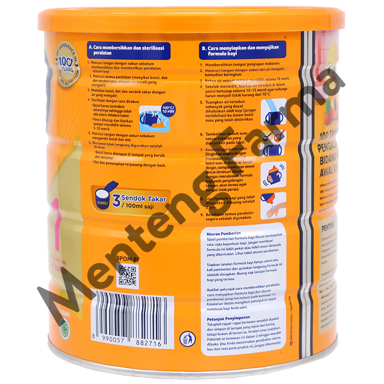 Bebelove 1 (0 - 6 Bulan) Formula Bayi Bubuk 800 Gram