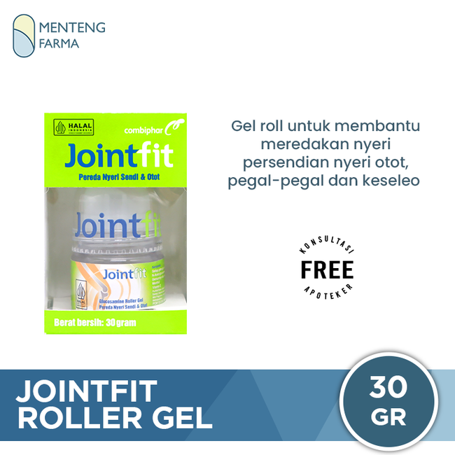 Jointfit Roller Gel - Pereda Nyeri Sendi, Otot, Pegal-pegal, Keseleo