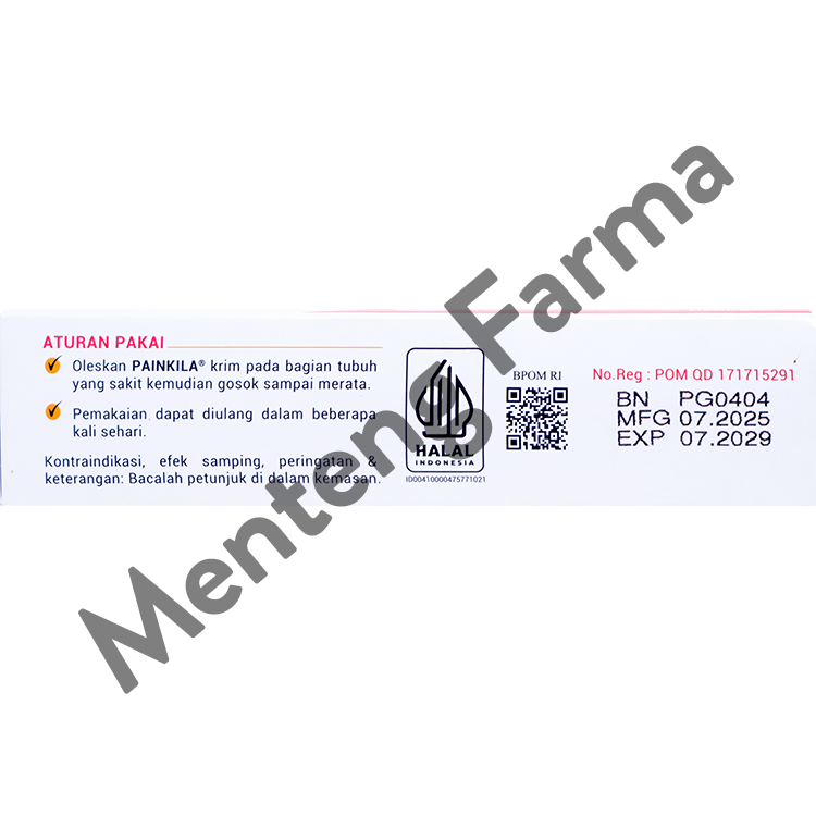 Painkila Cream 30 Gr - Krim Nyeri Otot dan Keseleo