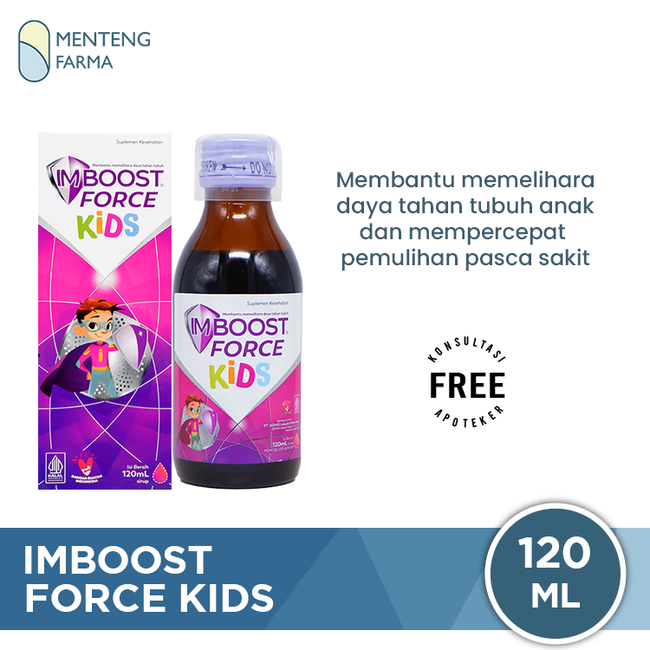 Imboost Force Kids Syrup 120 mL - Suplemen Penambah Imun Tubuh