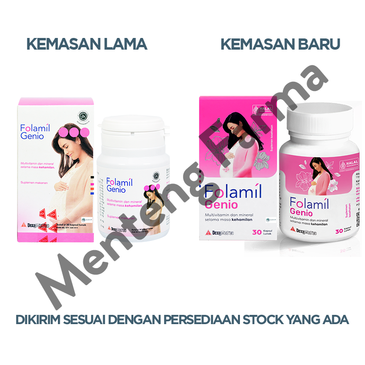 Folamil Genio - Multivitamin dan Mineral Khusus Ibu Hamil