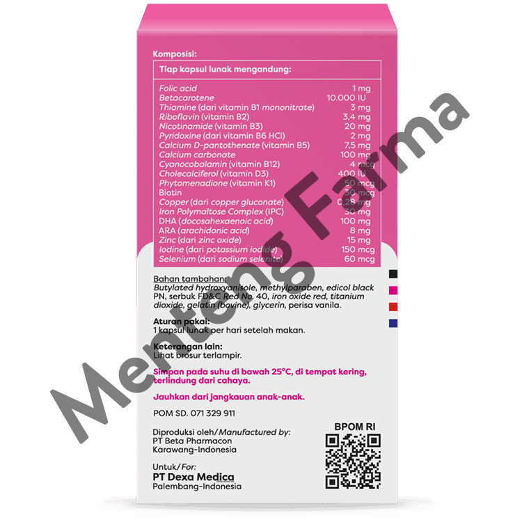 Folamil Genio - Multivitamin dan Mineral Khusus Ibu Hamil