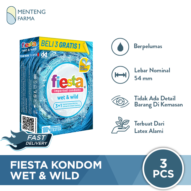 Kondom Fiesta Wet & Wild