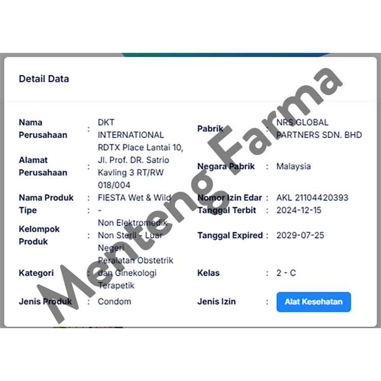 Kondom Fiesta Wet & Wild